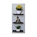 Captiver Display Wall Décor Shelf wenge set of 3 10X20 CM is a Decorative Storage stand for Home Office Kitchen Utility Wooden MDF Skywood Mounted Floating Bracket for Bed Living Room as Cabinet Rack Book Showcase Mount Stellar Shelves Organizer RS.669.00