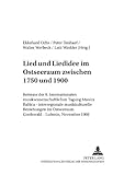 Image de Lied und Liedidee im Ostseeraum zwischen 1750 und 1900: Referate der 8. internationalen mu