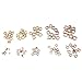 Produktbild Gazechimp 100 Pcs Auto Feder Klammer Kraftstoffschlauch Spring Clips Wasser Rohr Luft Rohrschellen Fastener - 6mm/8mm/10mm/12mm/14mm/15mm/16mm/18mm