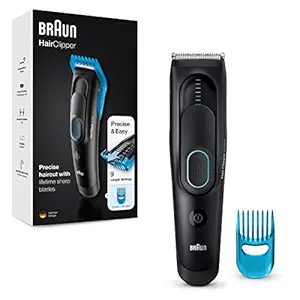 Braun Hair Clipper HC5010 ? Ultimate hair clipping experience from Braun in 9 lengths