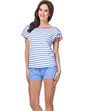 Merry Style Damen Schlafanzug Dorothy