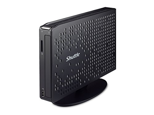 SHUTTLE Barebone XPC slim XS35V5 Pro Celeron N3050 1X DDR3L 1333 1XSATA/SSD ODD HD GPU Cardreader VGA HDMI DP USB2/3 1xRJ45 schwarz - 3