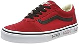Designer: VANS Vans Unisex-Kinder Ward Suede/Canvas Sneaker , Rot ((Vans Sidewall) Tango Red/Black Vwn) , 33 EU