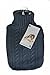 Produktbild Wärmflasche mit Strickbezug Gummiwärmflasche Blau 1,8L