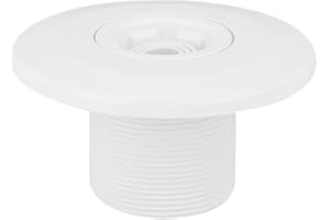GO BRAVELY Entatial Boquilla de Salida para Piscina, Boquilla para Piscina Giratoria de 360 ​​° Resistente a Altas Temperaturas, Fácil de Instalar, Ajustable para Bañera