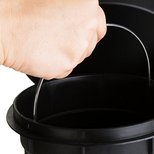 Premier Housewares Treteimer, 3 l, mattschwarz - 4
