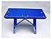 Produktbild ADream Portable Klapp Angeln Hocker Camping Eisen Hocker für Outdoor und Angeln (Marineblau)
