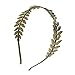 Produktbild jgashf Haarreife Tiara Goldene Blätter Stirnband Haarspange Hochzeit Braut Haarschmuck Vintage Haarband für Frauen Kopfschmuck Kleid AccessoiresB)