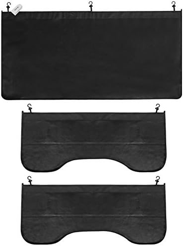 Rupse 3pcs/Set Waterproof Synthetic Leather Automotive Mechanic Magnetic Fender Cover Mat Pad Set