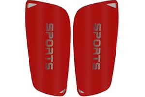 Thayakii 1 paio di parastinchi da calcio, per allenamento e competizione, protezione a doppio strato, leggeri e durevoli