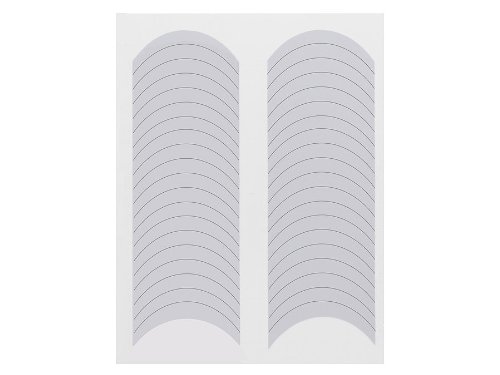 40 x FRENCH Maniküre SCHABLONE Halbmond – French Nail – French Nagel-Sticker – French Linie – Smile Line - 2