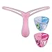VWH Eyebrow Stencil Makeup KIt DIY Template Stencil Shaping Makeup Tool (rose red)