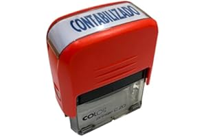 Sellos y Tampones marca COLOP modelo SELLO COMERCIAL COLOP CONTABILIZ.AZUL