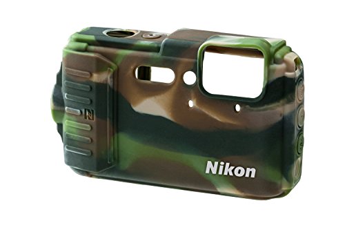 Nikon France VJD00106 Etui en Silicone pour Coolpix AW130 Camouflage