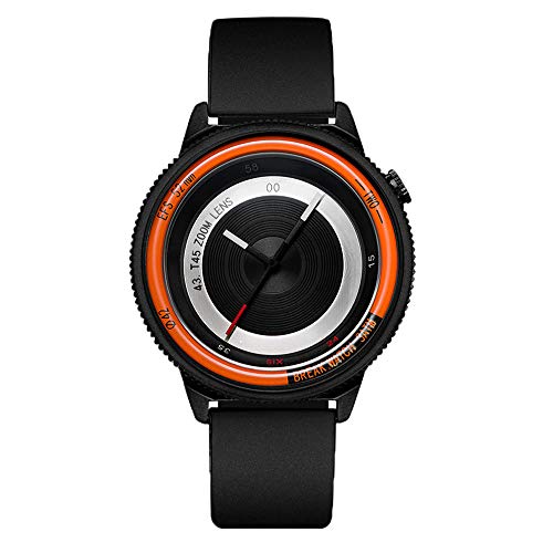 BREAK Reloj Superior Original Hombres Mujeres Cuarzo Informal Deporte único Fresco Relojes