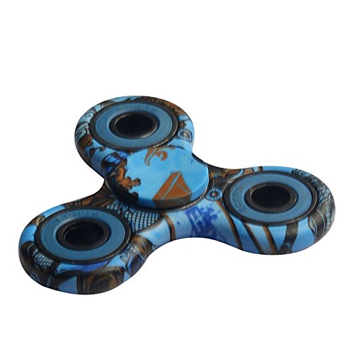 Himozoo Camouflage Hand Spinner Fidget Spinner Toy Stress Reducer - Perfect For ADD, ADHD, Anxiety, and Autism Adult Children (Blue) Himozoo Camouflage Hand Spinner Fidget Spinner Toy Stress Reducer - Perfect For ADD, ADHD, Anxiety, and Autism Adult Children (Blue)
