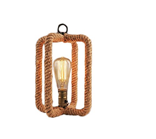 Preisvergleich Produktbild Kreative Seil Lampe / Amerikanisches Wohnzimmer Schlafzimmer Studie Persönlichkeit Nachttischlampe / Dekorative Lampe Continental Bar ,button wechseln,m