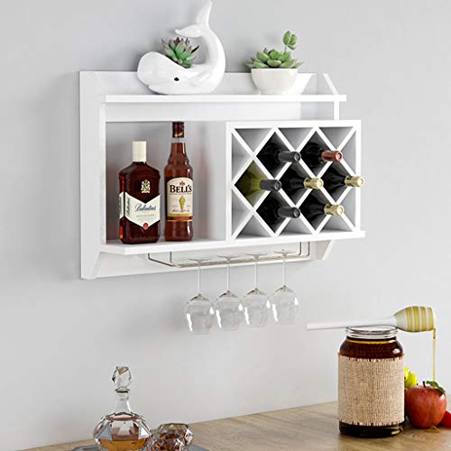 Holzernes Weinregal Wand Hangendes Restaurant Wohnzimmer Weinregal Modernes Glasregal Weinregale Stil A Crate Cl