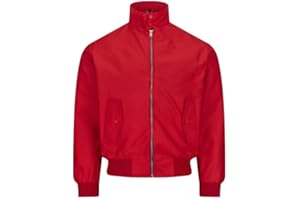 GENERIC MMK® Men's Vintage Classic Retro Scooter Harrington Jacket - 1970'S Bomber Mod Skin Tartan Lining Trendy Coat Plus Size S-5XL