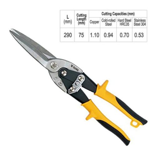 Profi - Figuren Blechschere gerade 290 mm Kraftschere Stahlschere | U20