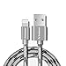 Produktbild Keluoer Blitz-Kabel Apple iPhone Ladegerät USB-Kabel - für iPhone 7-7Plus 6S Plus-6 Plus SE 5S 5C 5, iPad 2 3 4 Mini, iPad Pro Air 2, iPod - 3.3ft / 1m (Dunkelgrau)