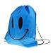 Generic Smile Face Drawstring Swimming Bag Beach Bag Sports Gym Backpack RS.220.00