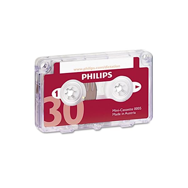Philips LFH0005 Mini-Kassette 30 Min. (2 x 15 Min), 10 Stück