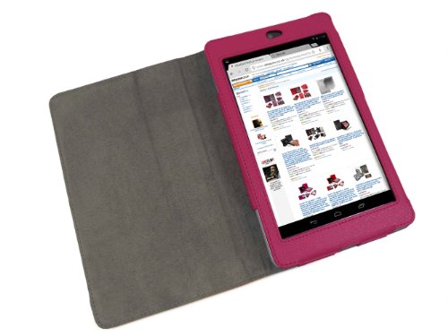 G-HUB PropUp-ScrPen Tablet-Schutzhülle, Pour 1ER Nexus 7 (2012) + Bonus Protecteur, – rosa, Stück: 1 - 6