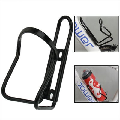 Preisvergleich Produktbild Aluminium Trinkbecher Flaschenhalter für das Fahrrad in schwarz