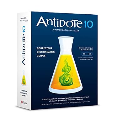 Mysoft Antidote 10 - Correcteur et dictionnaires pour le français ou l'anglais