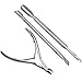 WMA Stainless Steel Nail Cuticle Spoon Pusher Remover Cutter Nipper Clipper Set-3 of Pack