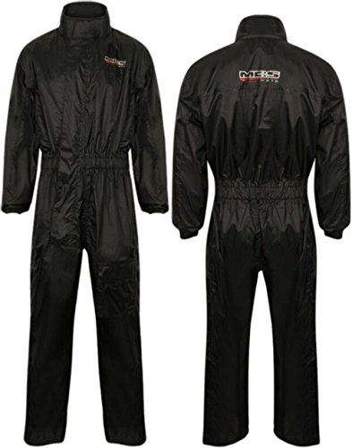 MBSmoto MR31 moto moto scooter extérieure imperméable pluie pluie porter une pièce tout temps sur la combinaison (noir, 4XL)