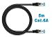 Produktbild Netzwerkkabel CAT6 - 5,00 Meter - schwarz