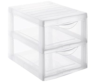 SUNDIS 4219001 Orgamix Mini Tour de Rangement Plastique Transparent 36,5 x 26 x 25,5 cm