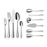 wmf besteck-set 60-teilig für 12 personen corio Material: Cromargan protect Edelstahl poliert. Rostfrei, spülmaschinengeeignet, formstabil, hygienisch, säurefest, unverwüstlich und kratzbeständig