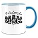 Produktbild Payton Clothing Ich erschieße Menschen - I Shoot People Colored Handle Coffee Mug - 11 oz Ceramic Cup
