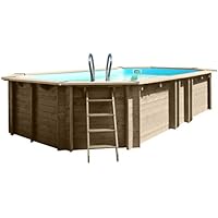 Piscina de madera GRE ovalada Vermela Wooden Pool GRE 790090
