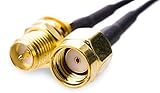 prolongador cable antena coche Cable antenna de extensión INSTAR 100434 Cable alargador de antena (3 metros, RP-SMA)