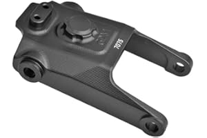 GPM Racing Aluminium 7075 Steering Servo Protector Plate for LOSI 1:4 Promoto MX Motorcycle Dirt Bike RTR FXR LOS06000 LOS06002 Upgrades - Black