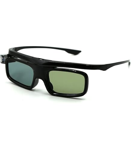 Valerion DLP Link 3D Glasses, Rechargeable Active Shutter Eyewear