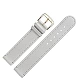 MARBURGER Uhrenarmband 18mm Leder Weiss Kamel Made In Germany - Werkzeug Montage Set 1461820000220