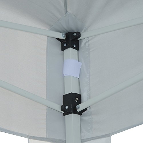 Outsunny® Faltpavillon Pavillon Faltzelt Partyzelt Gartenzelt 3×4,5m Weiß NEU - 8