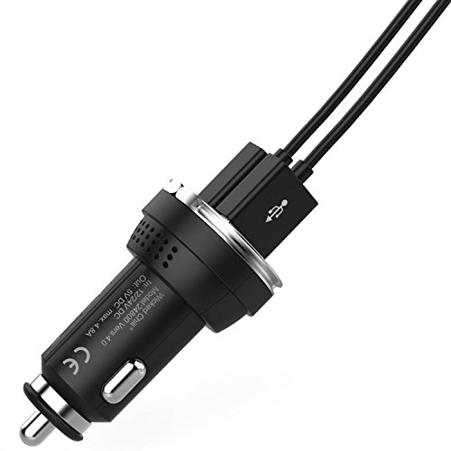Wicked Chili Turbo-ID 4800mA / 24W Dual USB KFZ-Ladegerät für Samsung Galaxy, Note, Tab, S8, S8+, S7, S7 Edge, S6, Note Edge, Note 4, Pro, A, S Handy und Tablet (4.8 A Multi Port, V4.0) - 8