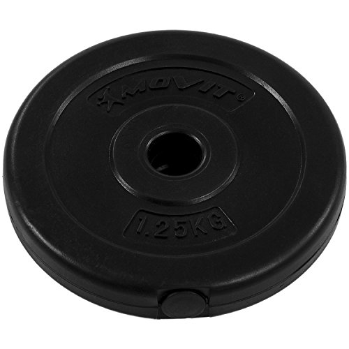 MOVIT® 35 kg Curlset SZ-Stange 120cm Curlstange gerendelt und verchromt mit Sternverschlüssen + 10 Gewichtsscheiben Hantelscheiben Curl Set Hantelset Scheibenaufnahme Ø 25mm - 8