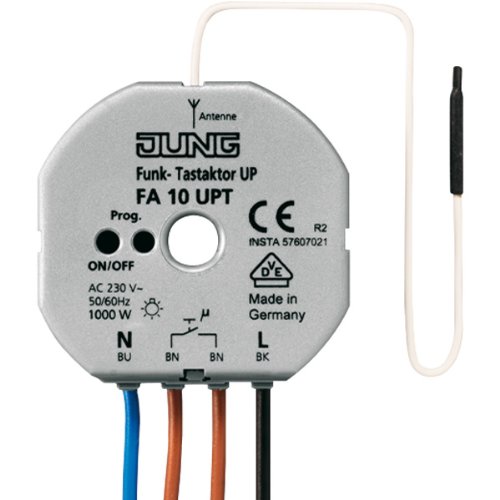 Preisvergleich Produktbild Jung FA10UPT Funk-Aktor UP 1-kanalig Taster