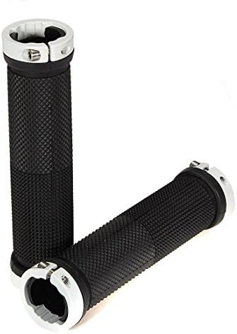 Oxforder Double Lock On Locking Handlebar Grips for Cycle Bicycle MTB Mountain Bike BMX Folding Bike