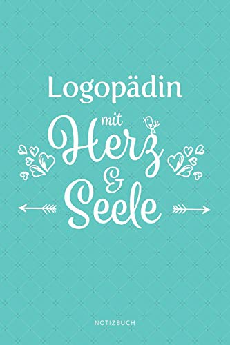 Logopädin Mit Herz & Seele Notizbuch: Punktraster | 120 Seiten | Superhandliches 6x9 Format | Soft Cover