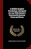 Cover zum Buch A Middle English Vocabulary: Designed...