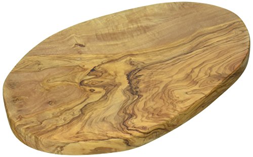 Naturally Med Olivenholzbrett 30cm Schneidebrett / Serviertplatte / Käsebrett