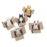 Sticky Notes - SODIAL(R) Funny Cat House Sticker Post It Bookmark Mark Tab Memo Sticky Notes (Size: 4cm by 2.5cm)